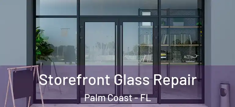 Storefront Glass Repair Palm Coast - FL