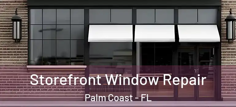 Storefront Window Repair Palm Coast - FL
